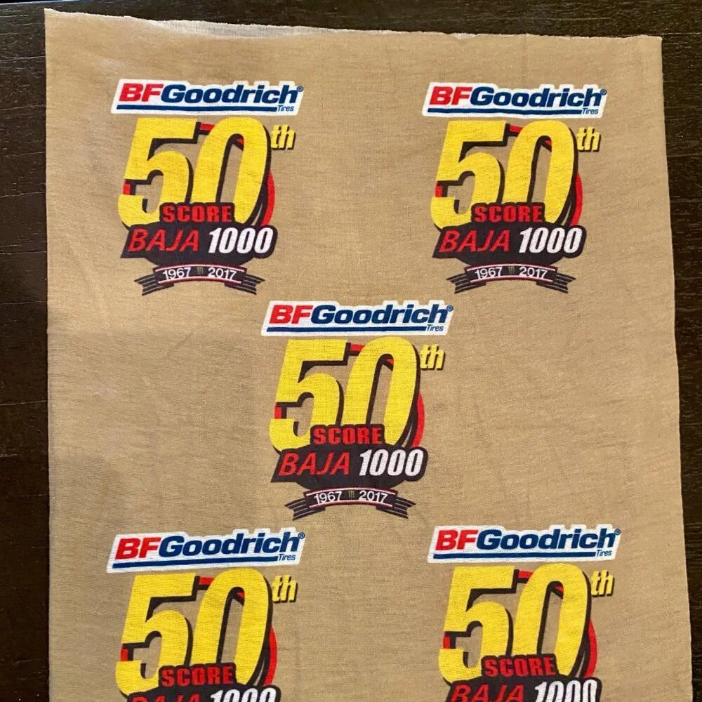 BF Goodrich 50th Baja 1000 Neck‎ Gaiter Face Mask Bandana 1967-2017